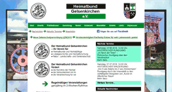 Desktop Screenshot of heimatbund-gelsenkirchen.de